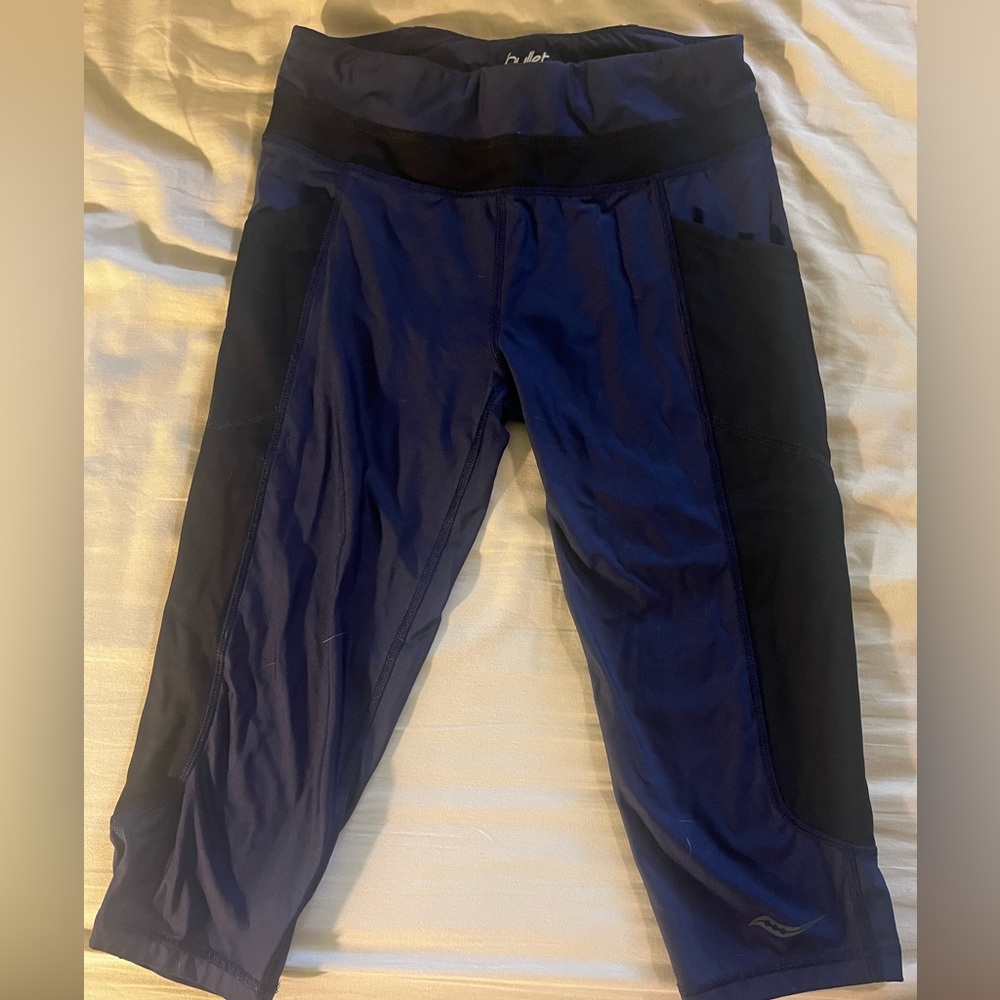 Saucony Bullet Series Navy Capris